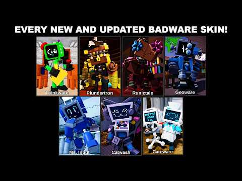 WINNING WITH EVERY NEW BADWARE SKIN in DIE OF DEATH (Fashionably Late Update)