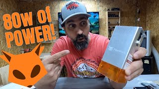 Lets Check out the AMAZINGLY POWERFUL FoxAlien 80w / 20w Diode Laser!