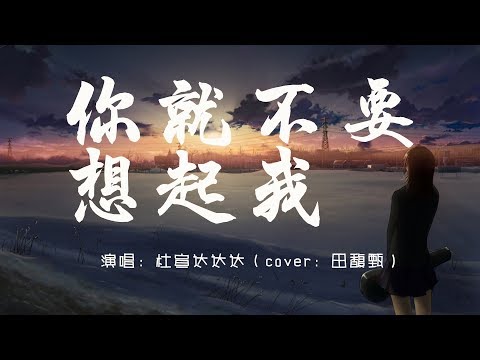 治愈系聲音-杜宣達達達（Cover 田馥甄）《妳就不要想起我》【動態歌詞Lyrics】