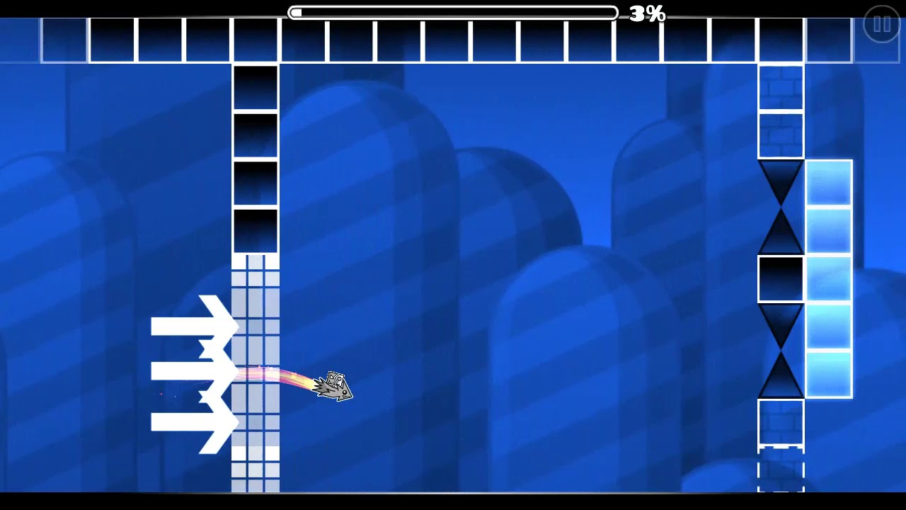 Playing my First Created Level | Geometry Dash - YouTube