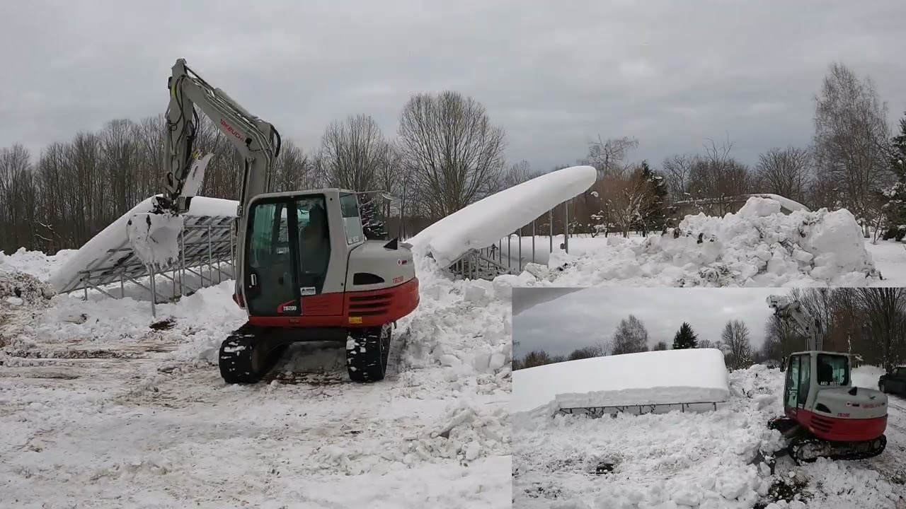 Digging Out the Solar Array: Day 2 - Almost in Time!