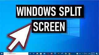 How to Use Split Screen in Windows 10 Interface - Windows Tutorial