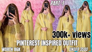 Pinterest inspired outfit ||Recreate under 3500 ||worth 86k ||outfit from scratch ||cutting &stitch