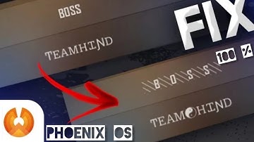 (English) Fix Name Error in Free Fire - #phoenixos / Blank Texts /phoenix os best keymapping in