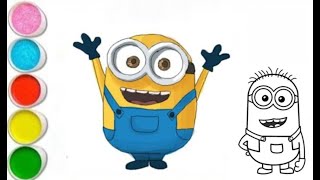 MINION Drawing, Painting &amp; Coloring For Kids and Toddlers_ Child Art