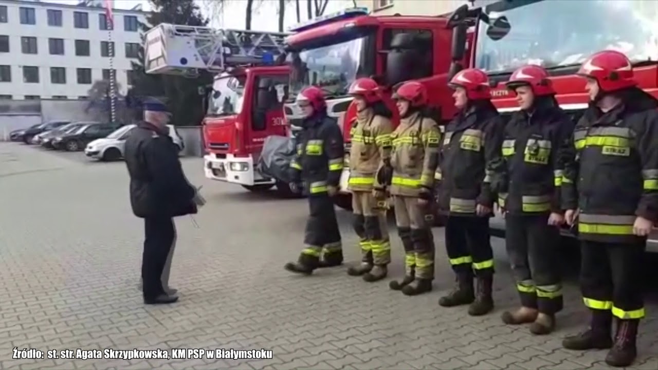 Pożegnanie Komendanta Miejskiego PSP w Białymstoku