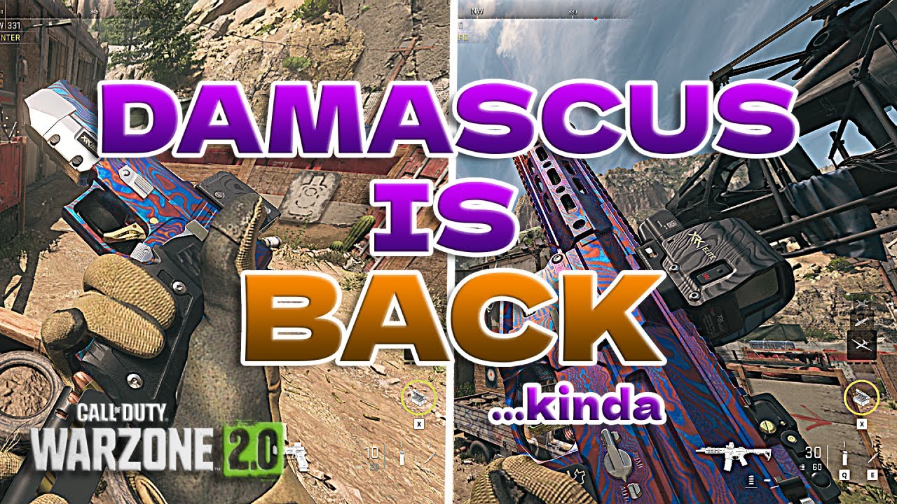 How to get the DAMASCUS SKIN in MW2 / Warzone 2 (UPDATED 2023) YouTube