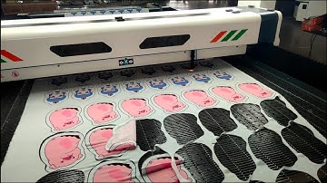 CCD Camera Fabric Textile Laser Cutting Machine