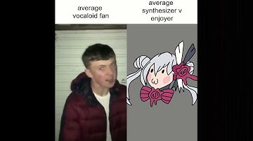 average vocaloid fan vs average synthesizer v enjoyer