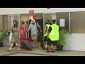 First Arrivals Land In Rarotonga
