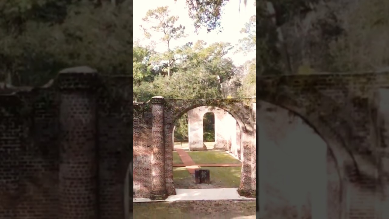 Exploring the Enchanting Ruins of Old Sheldon Church. 