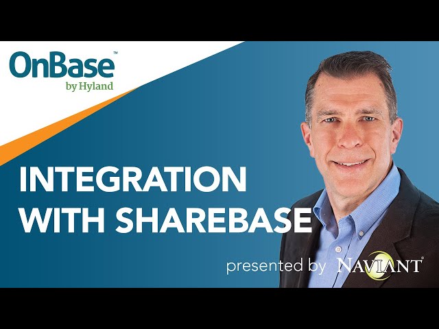 (2021) OnBase Software Integration with ShareBase - Sharing Documents