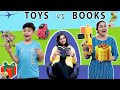 TOYS vs BOOKS SWITCHUP Challenge | Surprise Box | Family Challenge | Aayu and Pihu Show