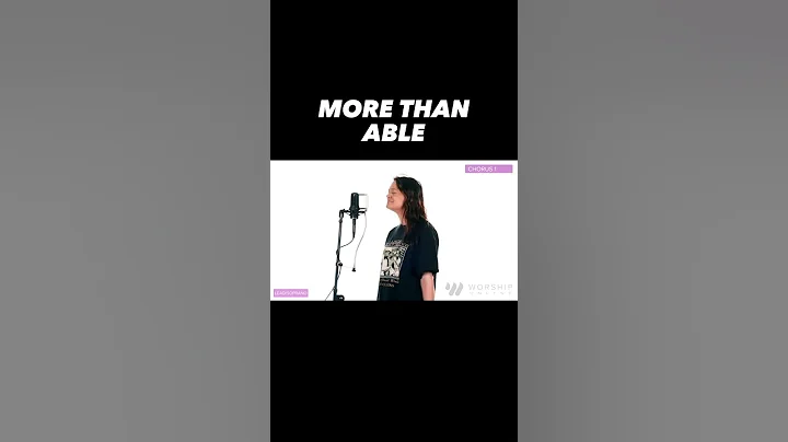 More Than Able - Elevation Worship - Vocal & Harmony Tutorial  #worshipmusic #worshiptutorials