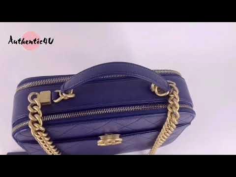 Chanel Goatskin Quilted Small Casual Trip Camera Case - YouTube