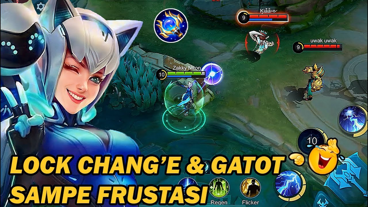 EUDORA MODE DENDAM!! LOCK CHANG’E & GATOT KACA SI PALING JAGO SAMPE KESAL‼️- MLBB