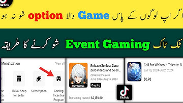 Tiktok Gaming Incentive Program Option Not Show | Tiktok Gaming Incentive Program Daily Profit $50