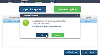 Free Folder Lock: Easily Lock and Hide Your Important Files, Folders, Drives screenshot 3