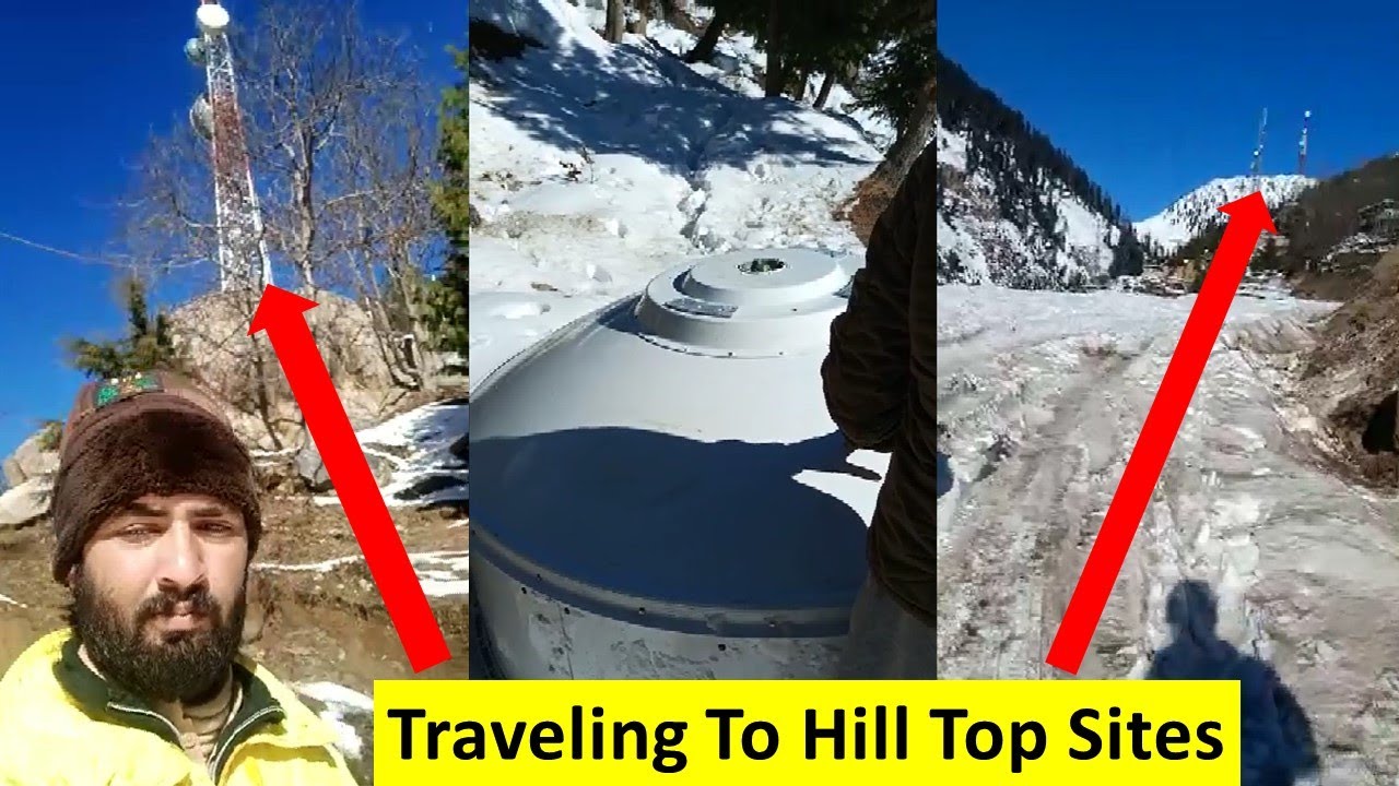 Traveling To Hill Top Sites || Lowari Top Site | Chitral Area | Mobile Tower | PK Telecommunications