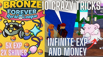 10 CRAZY TRICKS you DID NOT KNOW in Pokemon Brick Bronze FOREVER