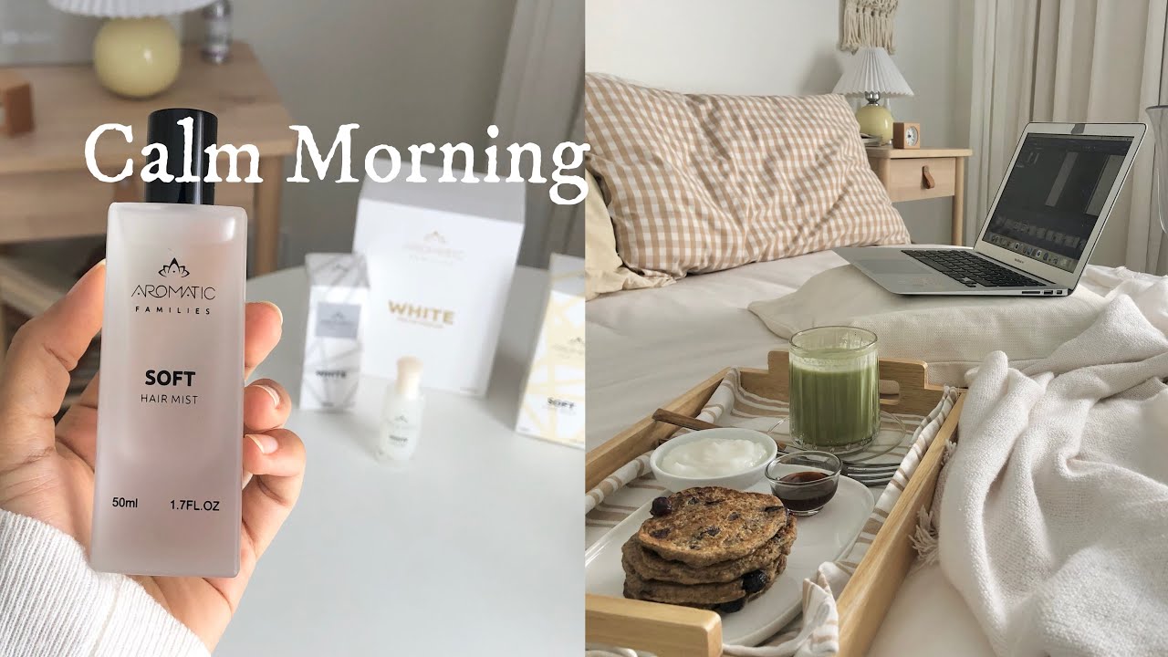 Unboxing Aromatic صباح هادئ。 عطور اروماتك。 حليب جوز هند منزلي 。وصفة بانكيك صحي。 رسم