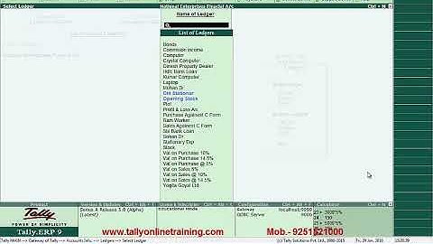 Opening Stock & Closing Stock
