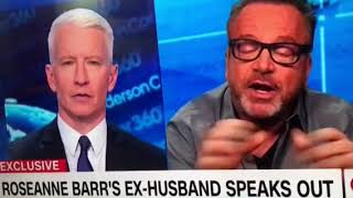Roseanne Barr’s Ex-husband with Anderson Cooper