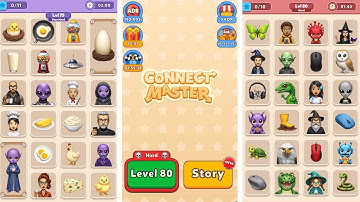 Connect Master Match Puzzle Levels 71-80 Gameplay 
