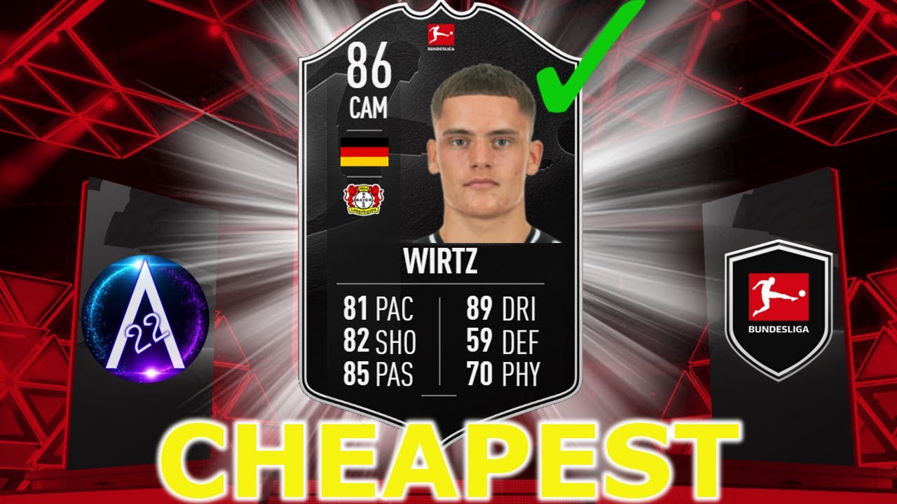 86 Wirtz POTM SBC Cheapest Solution!! #FIFA22