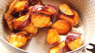 外はカリカリ！はちみつ大学芋の作り方／簡単レシピ／ばあちゃんの料理教室