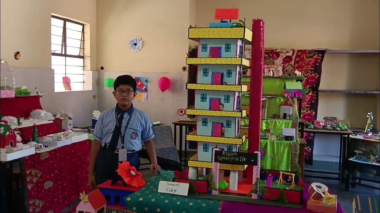 School Exibition (5th storey pucca house model) YouTube