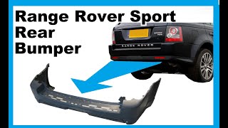 How to Remove Rear Back Bumper on  Range Rover Sport L320 20052012