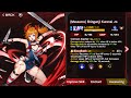[Action Taimanin] Testing Massacre Kurenai supporter Spider Queen Step 100 (No 4th skill/VR scrolls)