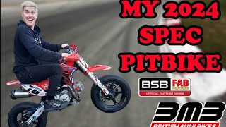 The spec of my 2024 Pit Bike for Fab Racing and British minibike championship. #pitbike
