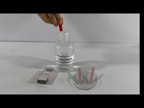 Acetic acid phản ứng với quỳ tím - Bài 25 - KHTN 9 (Chân trời sáng tạo) - youtube