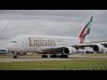 Emirates New Livery on A380 Departing From Manchester Airport