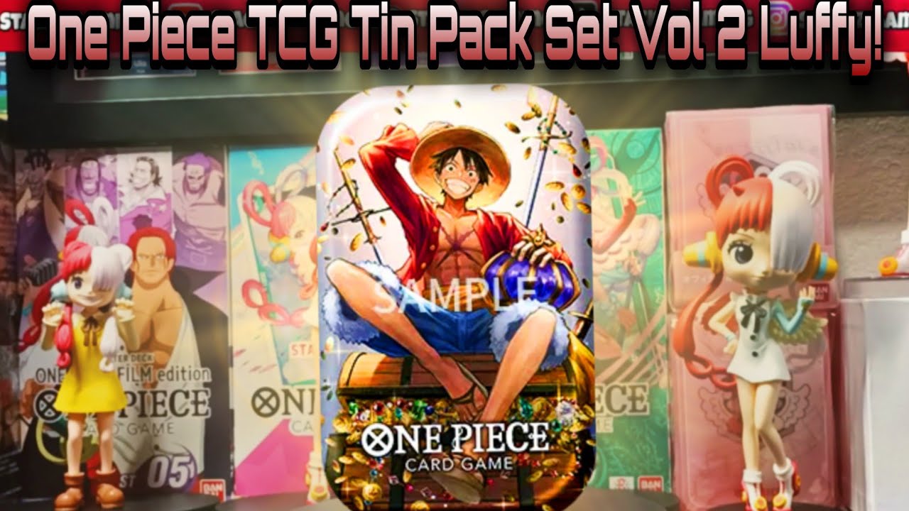One Piece TCG Tin Pack Set Vol 2 Opening! - YouTube