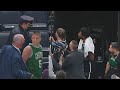 Kyrie Irving Gets Water Bottle Thrown At Him By Celtics Fan Who Then Gets Arrested! Nets vs Celtics