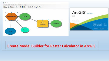 How to Create Model Builder for raster calculator in ArcGIS