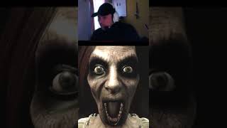 Never act brave in a horror game 😭