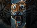 One Tiger Roar Can Silence the Entire Jungle #youtubeshorts #shorts #viralshorts #tiger