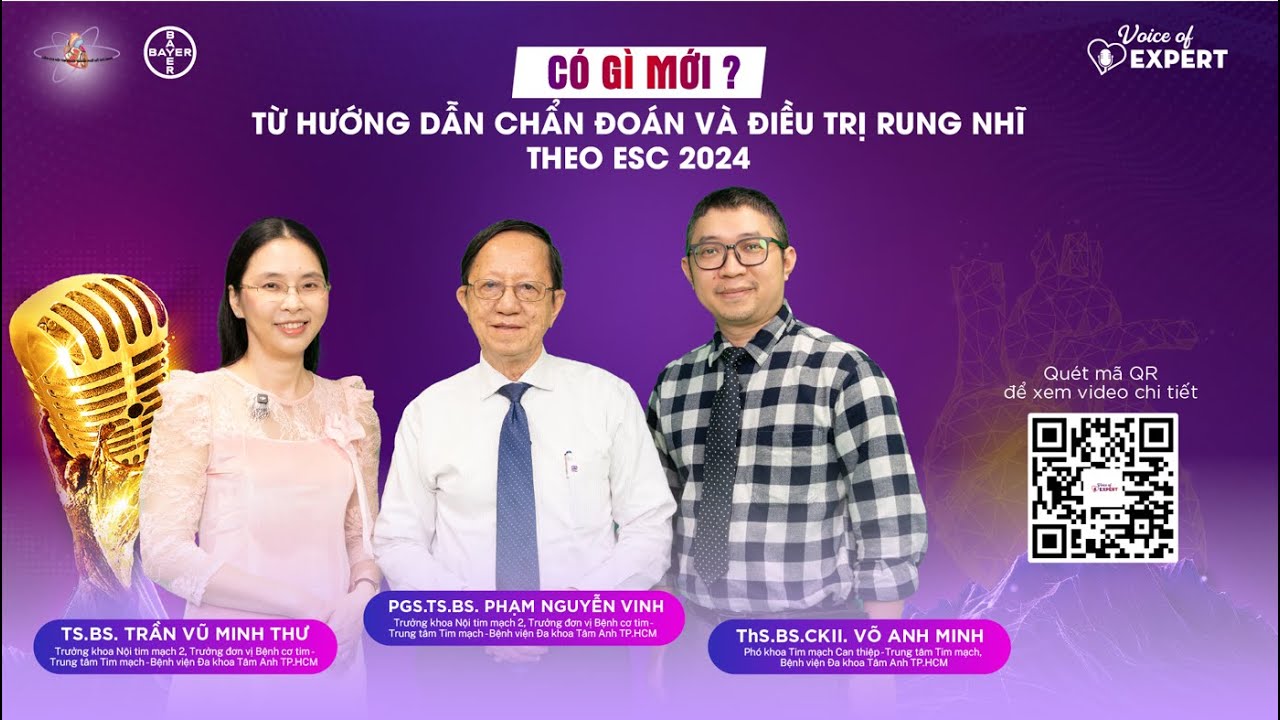Có gì mới từ hướng dẫn chẩn đoán và điều trị rung nhĩ từ ESC 2024? | Voice of Expert  - Tập 1