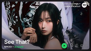 NMIXX — See That? (Clean Acapella/Vocals Only)
cover ib: janettes (remade)
hey! I hope you have a great day :)
please do not repost with or without credit, give credit if you use this instrumental/acapella :0
#kpop #kpopinstrumental #kpopacapella #nmixx NMIXX — See That? (Clean Acapella/Vocals Only)