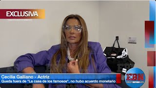 Cecilia Galliano Queda Fuera De La Casa De Los Famosos Por Dinero No Le Dieron Lo Que Pedía