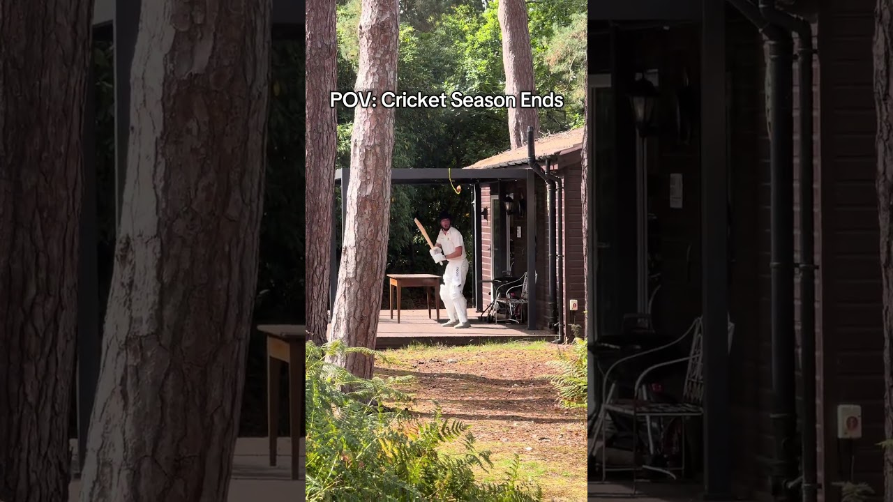 Cricket season ends and this happens…