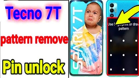 Tecno Spark 7T Hard Reset | Remove Pin Pattern Password Lock without pc