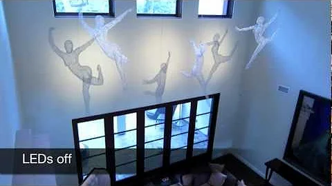 Lighted Wire Sculpture Michael Gard