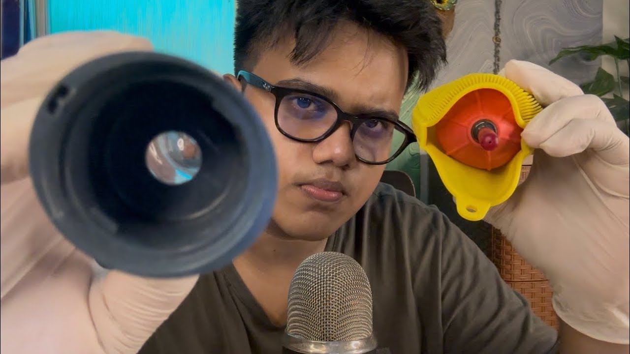 8 Minutes ASMR Fast Cranial Nerve Exam (Random)