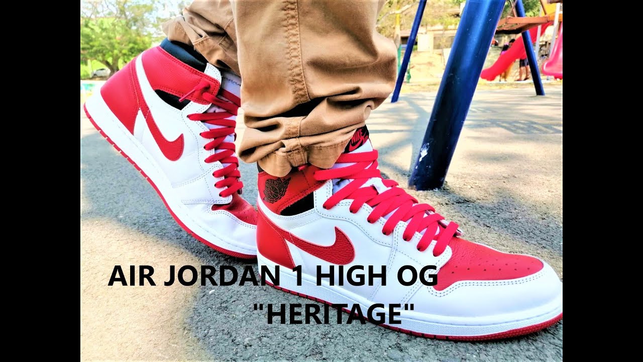 Air Jordan 1 High OG Heritage On-Foot Look