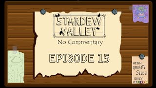 Stardew Valley: Vanilla | No Commentary Ep 15